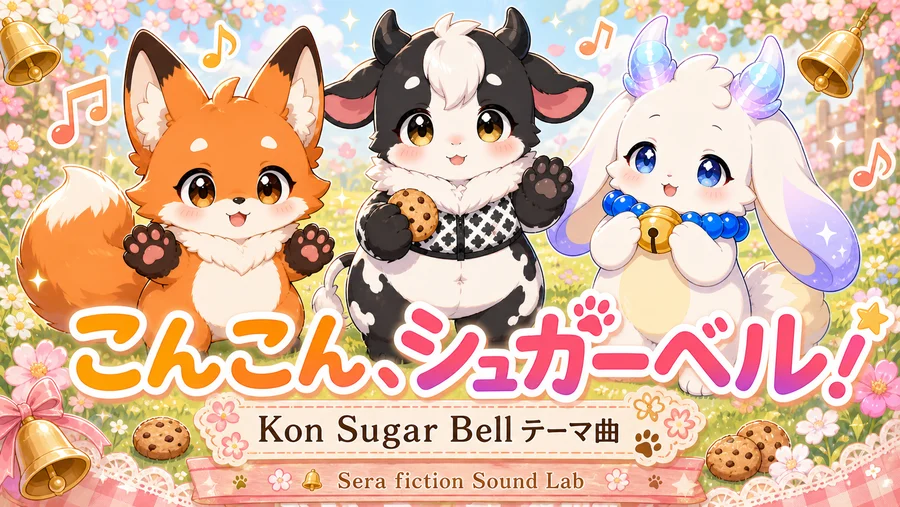 テーマソングMV「こんこん、シュガーベル！」のサムネイル